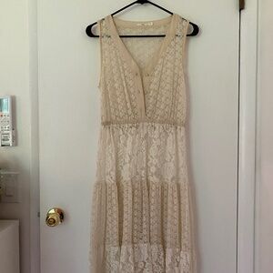 Tiered Lace Dress